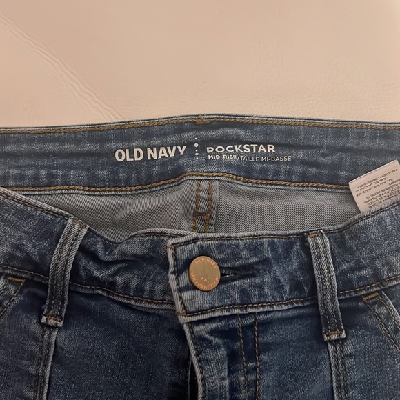 Old navy rockstar mid rise, size 10 - Picture 2 of 7